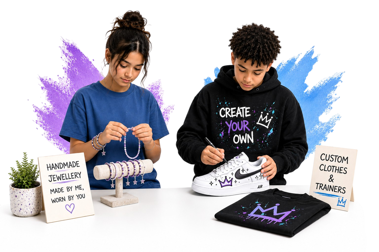 Young Fledge entrepreneurs